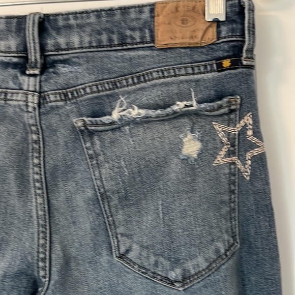 🍀 LUCKY⭐️ BRAND👖STAR JEANS ⭐️SZ.2  SUPER CUTE POW BANG BOOM BUTT🆒🫶🏼🧿🔮🌪️ - Picture 3 of 9